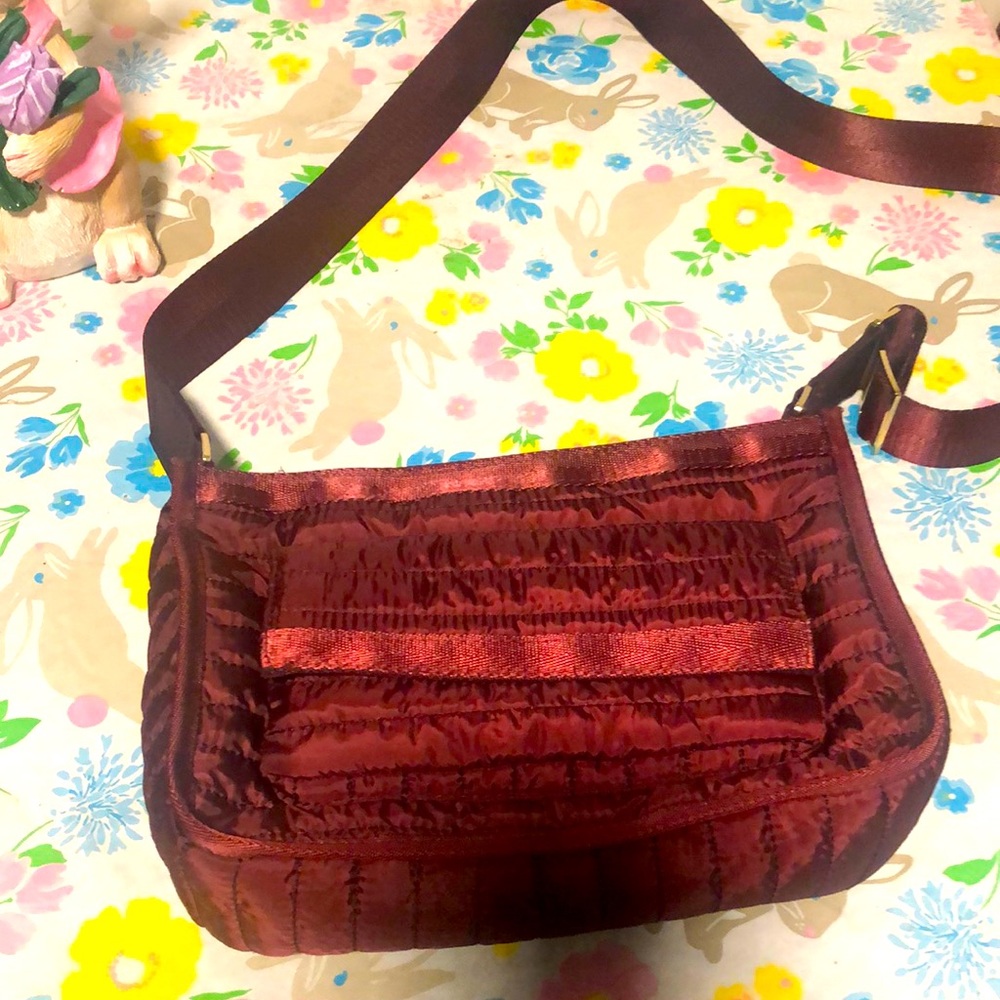 Burgundy/wine cross body purse